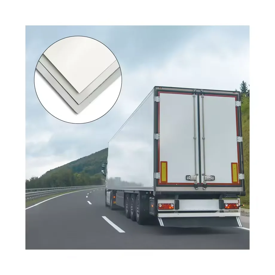 Top Selling New Type FRP Sandwich Panels Economical Camper Fiberglass Wall Roof Exterior EPS PIR XPS Rock Wool Core Materials