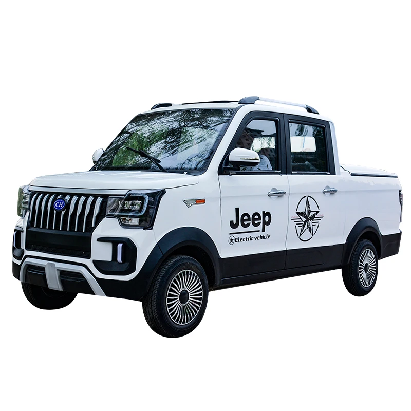 Mini Pickup Truck Electric Four-wheeler Pickup Truck Adult 5 Seats Electric Small Cargo Car