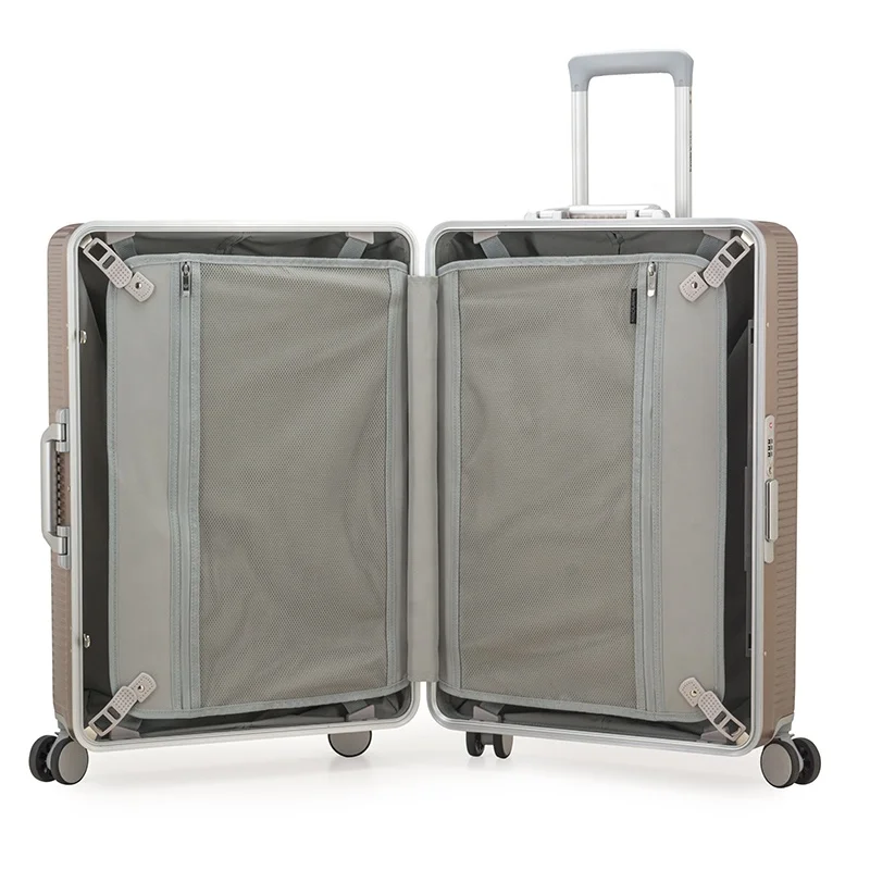 aluminium luggage 26inc wholesales president suitcase luggage oem/odm rolling luggage bags