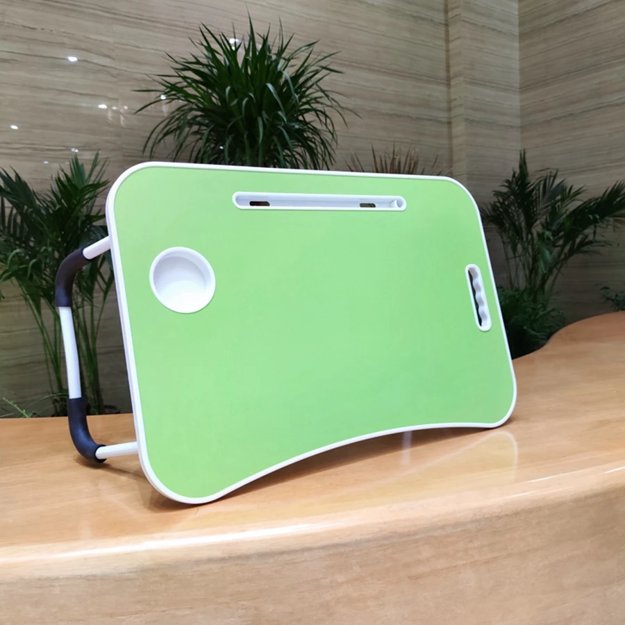 Wooden portable Laptop Table Adjustable Desk Laptop Bed Foldable Table