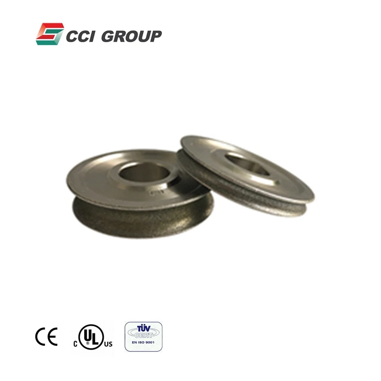 For Sale 4mm 5mm 6mm 10mm 12mm Round Flange Grinding Wheel for portable glass edge polishing machine