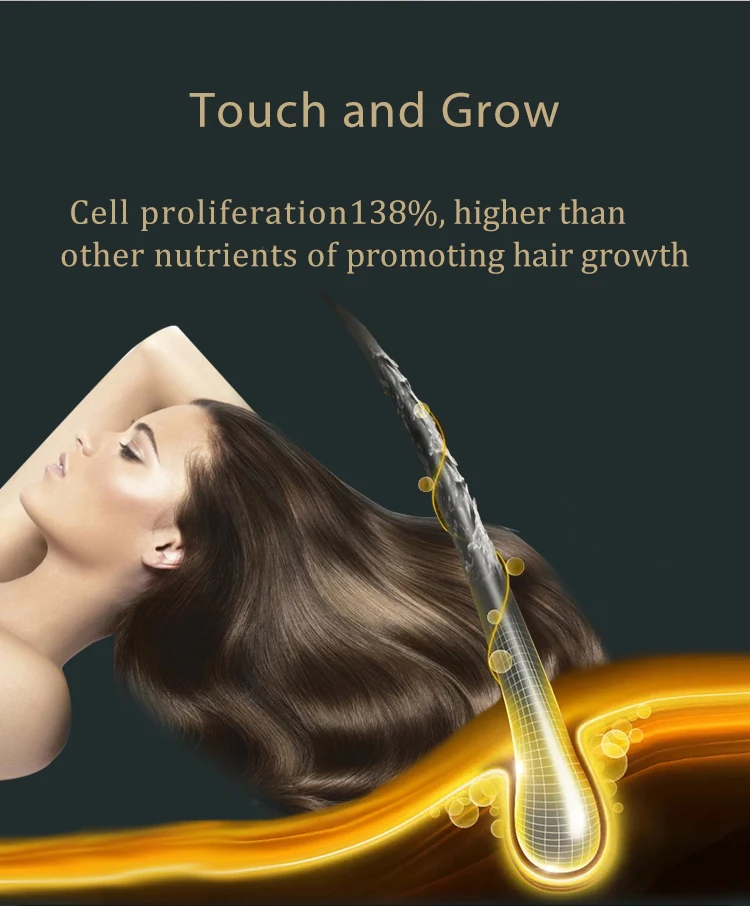 Custom Logo Best Quality Natural Fast Hair Growth Oil for Businessman
