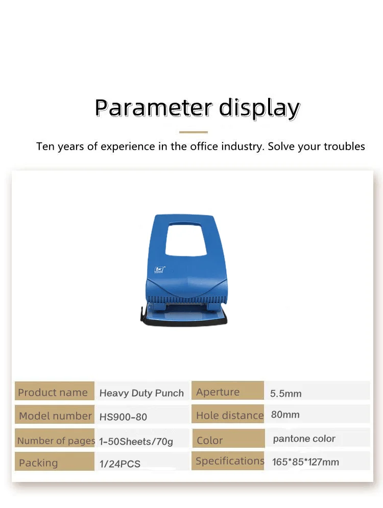New Manual Puncher Paper Binding Puncher,heavy Duty 3 Hole Punch,