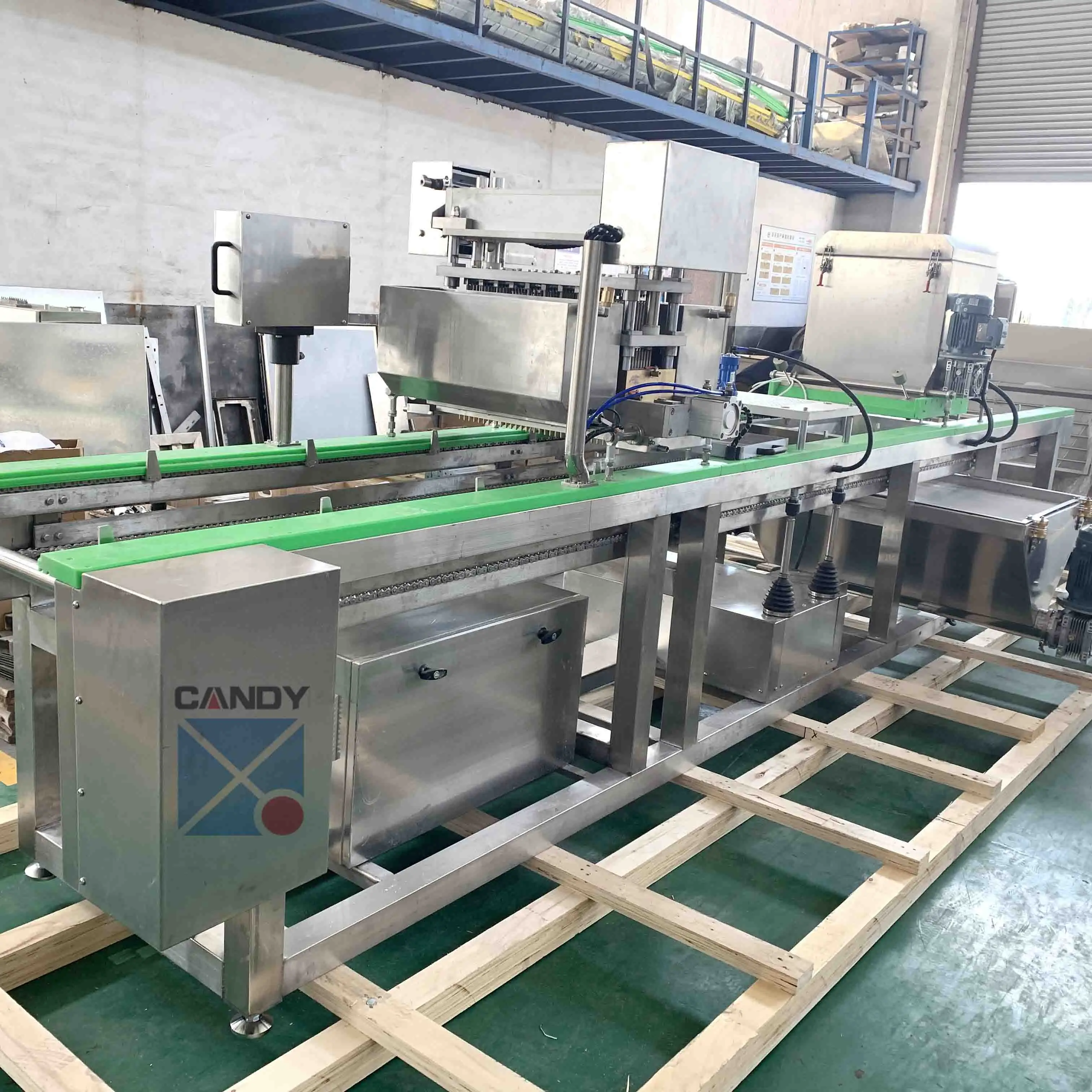 Automatic gummy candy production line making machine depositor starch mogul making machine