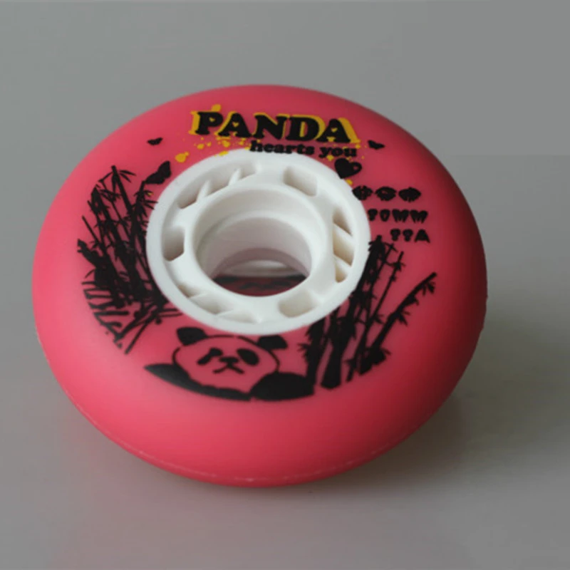 
Original Inline Roller Skate Slides Wheel Panda Print Skateboard Wheels 