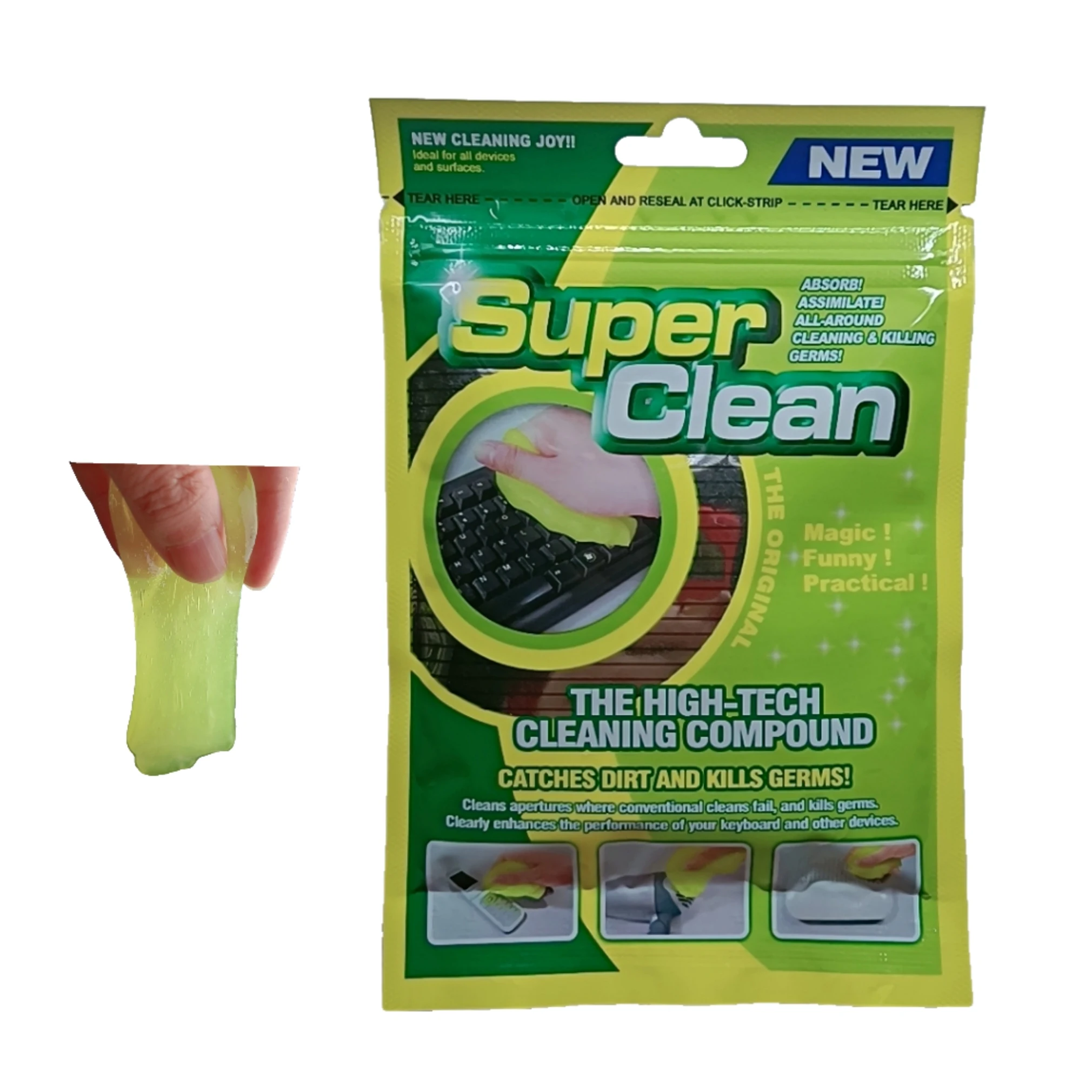 hot sell Wholesale Pack car slime magic cleaning gel Cleaning gel  80g 160g for car