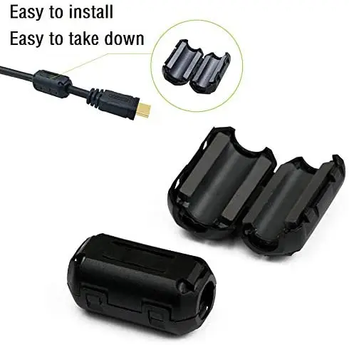 Manufacturer in Guangdong Buckle Filter Anti-interference Ferrite Core Snap On USB Cable