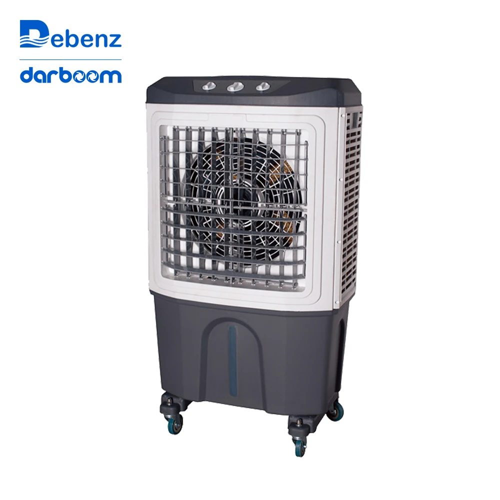 Portable industrial stand air cooler fan water