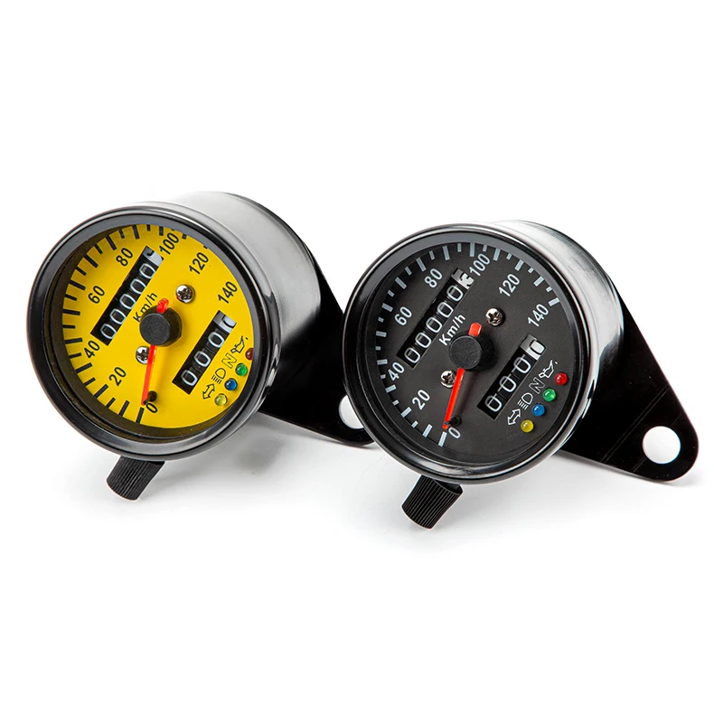 Wholesale Cafe Racer Motorcycle Double Odometer Cg125 Digital Speedometer 140kmh