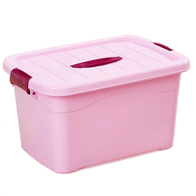 
Factory made strong heavy duty plastic storage box with lid,colorful storage container stackable storage bins 