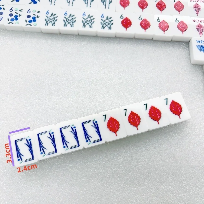 custom malaysia japanese blank pink rummy american mahjong tiles set board game acrylic mahjong game