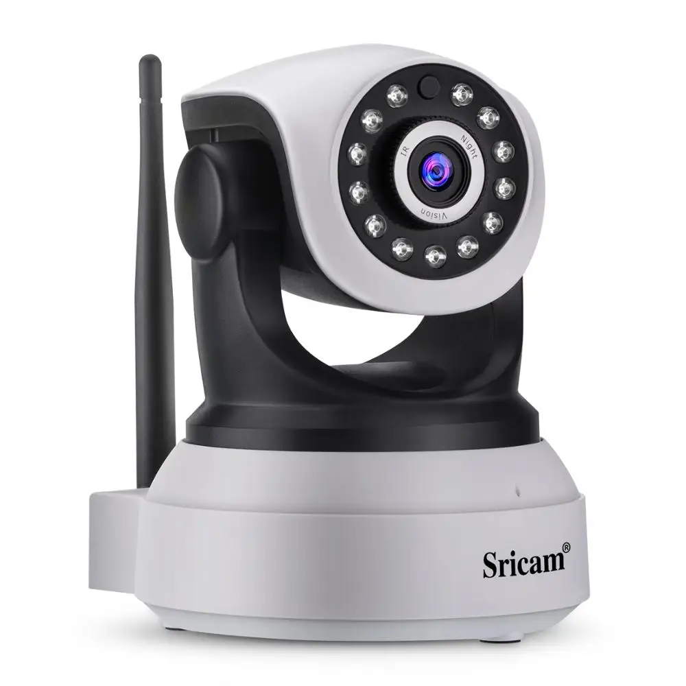 Sricam SP017 купольная инфракрасная панорамная 3MP WIFI FHD IP-камера с Full HD камерой панорамирование наклон зум внутренняя Беспроводная FHD-камера