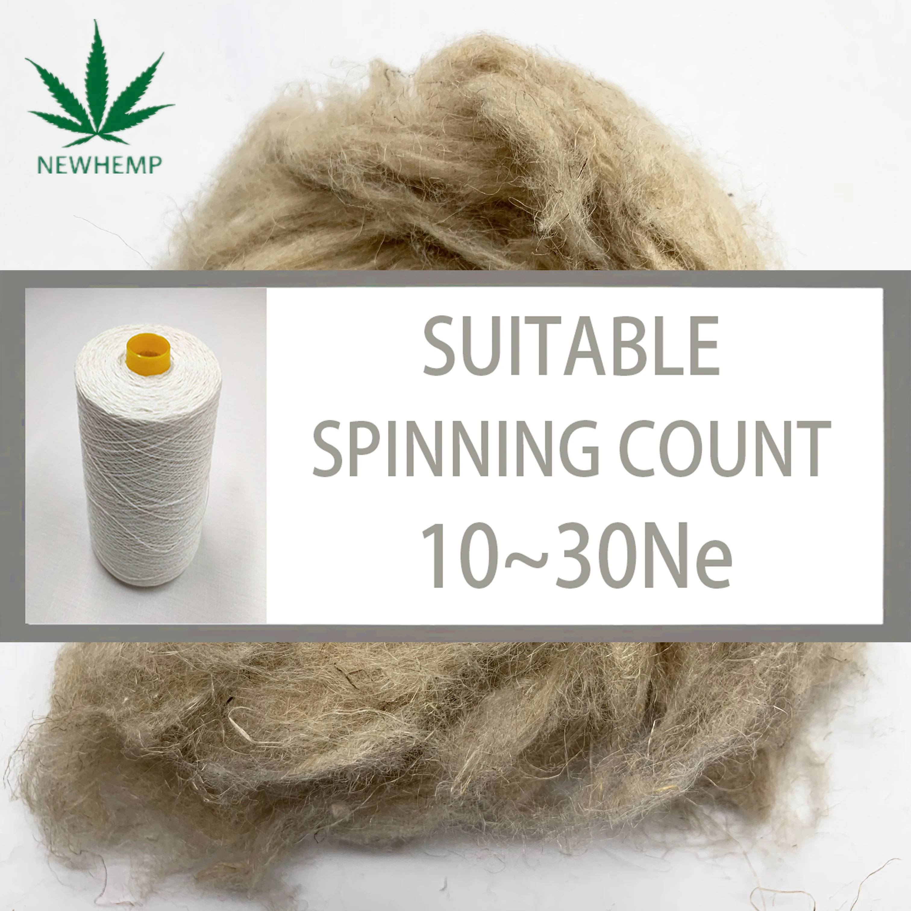 
Natural color pure Fiber of hemp for Spinning Blending Dyeing weaving Strong Durable fibres 