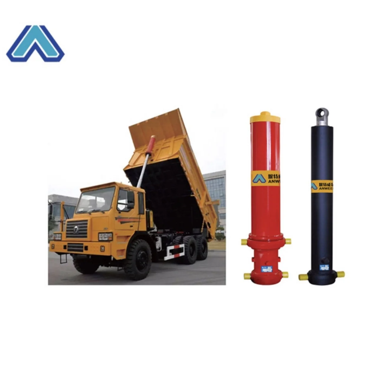 OEM HYVA multi-stage dump truck telescopic hydraulic cylinder long ram