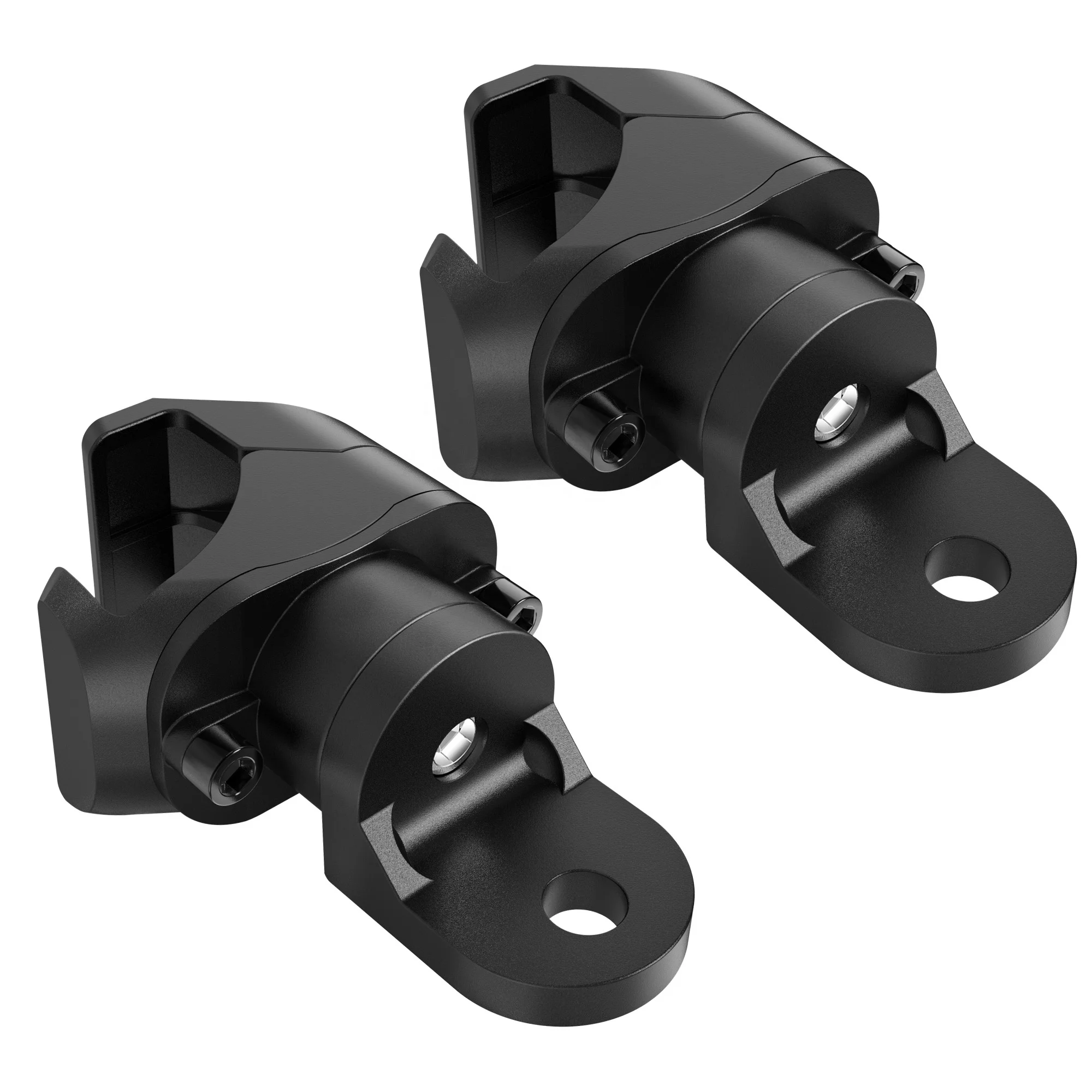 MICTUNING UTV Flag Mount Whip Light Mount Antenna Mounting Bracket 360 Adjustable for 1.5 to 2 inch Pro-fit Cage