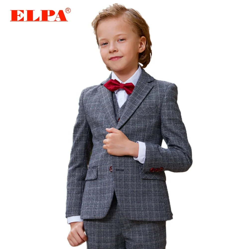 
ELPA slim fit new fancy designer 3 piece formal party wedding occasion wear kids suits for boys 