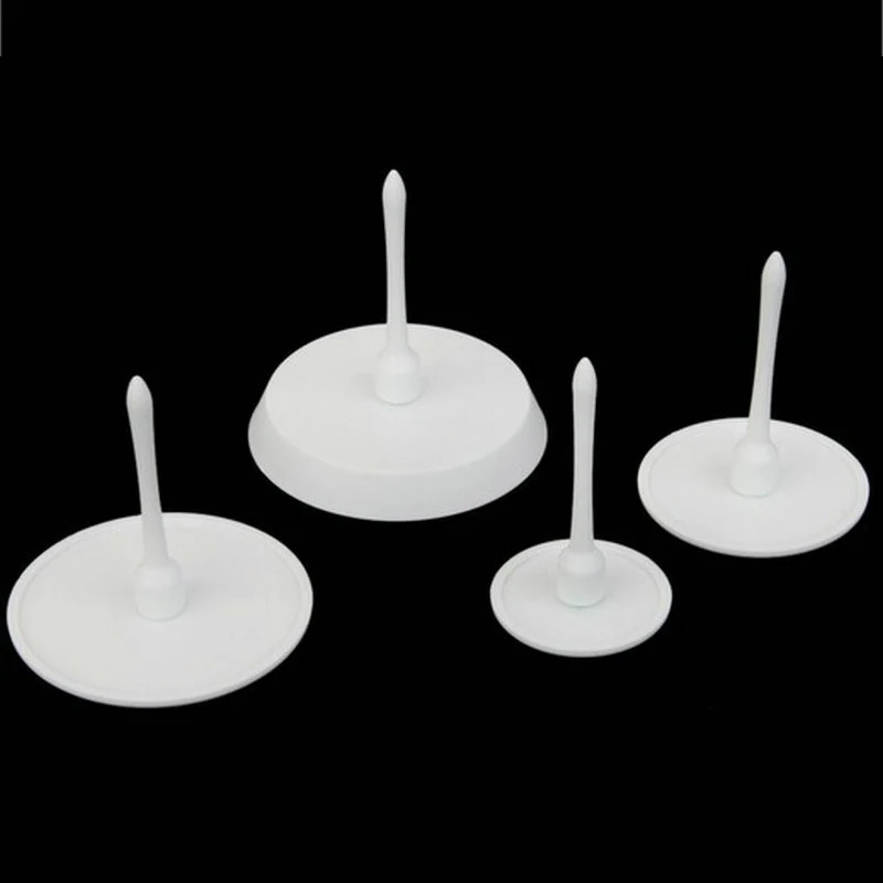 4pcs/set Cake Flower Nails Plastic Piping Nail Plastic Round Shape Cake Decorating Tool Baking Accessories
