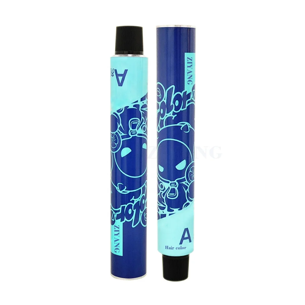 Empty Tube Hair Color Aluminum Tube Professional Production Aluminum Tube Packaging