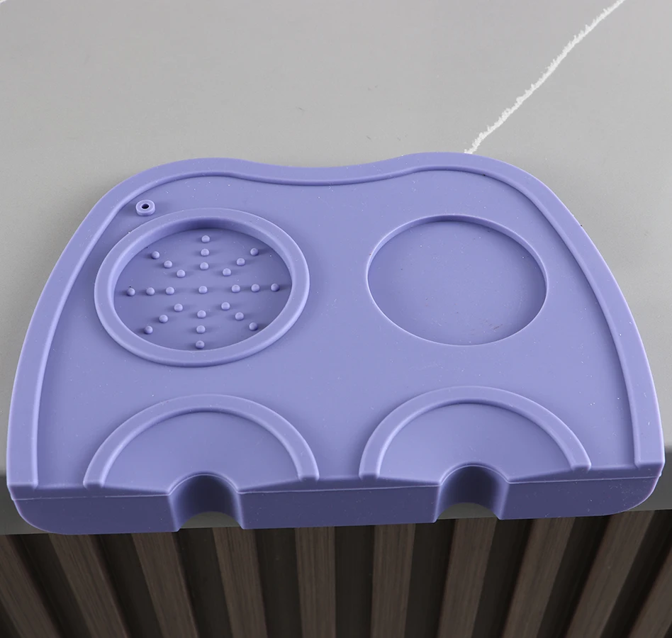 Новый кофейный инструмент цветной коврик силиконовый для держателя кофейного инструмента 21 см