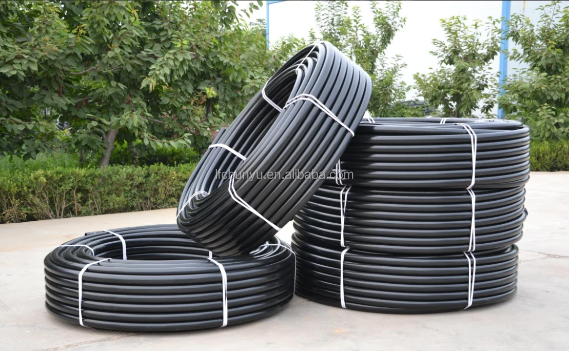 pe agricultural hose HDPE pipe to watering field and greenhouse supports customization