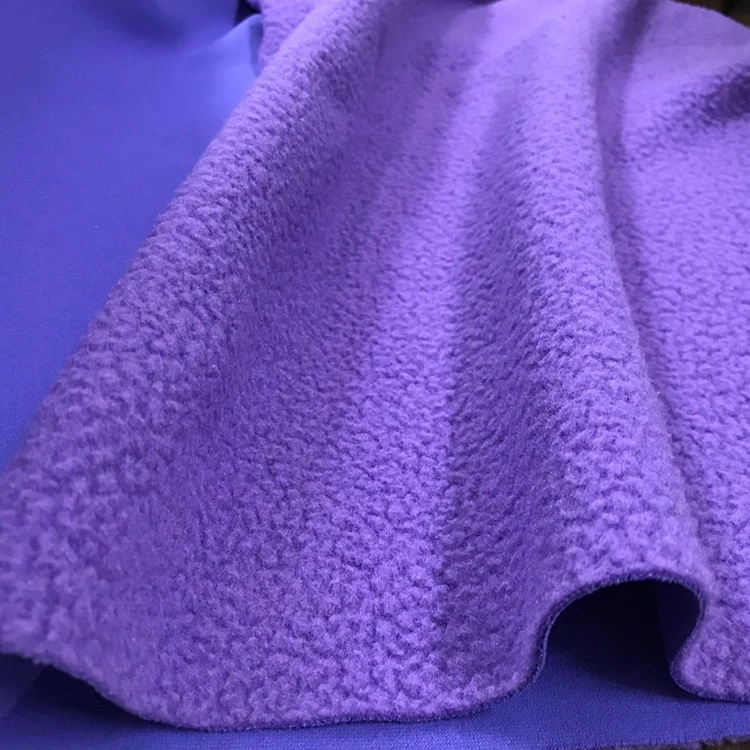 ZM016-1 New design 90%polyester 10%cotton anti pilling polar fleece hoodie fabric socks