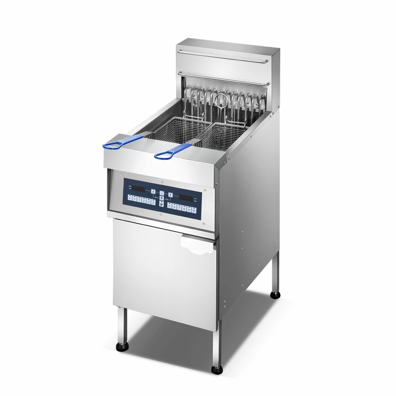 Commercial Stainless Steel Electric Gas Deep Fryer with Temperature Control for Restaurant Use Factory OEM Wholesale Price