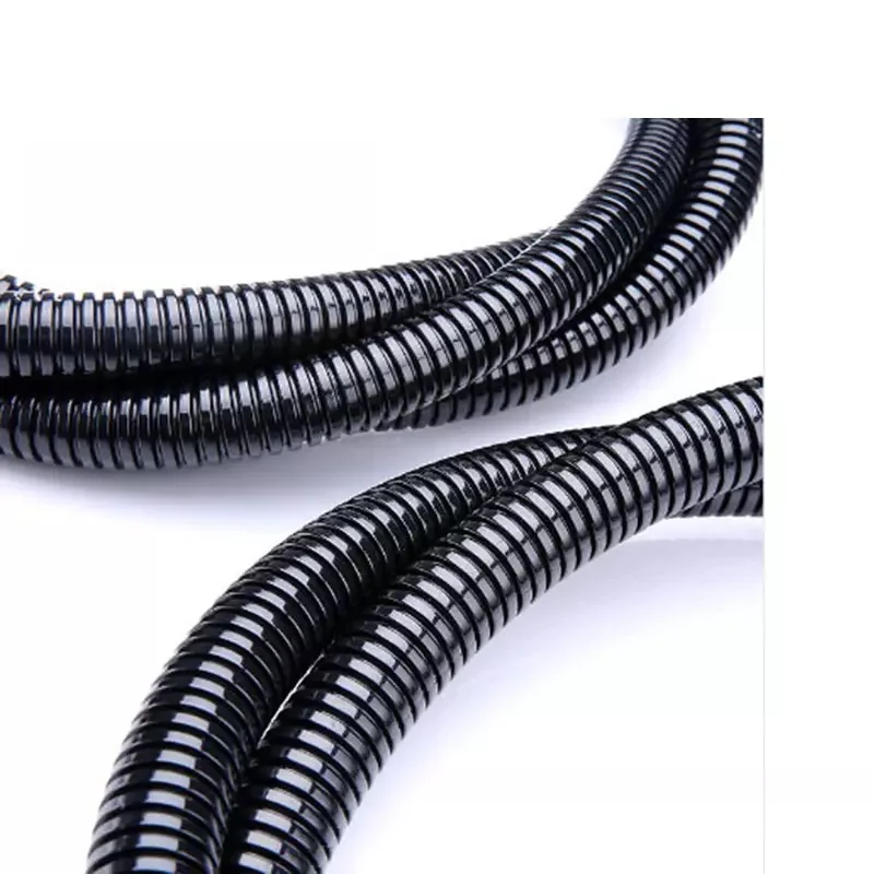 Electrica Corrugated Tube Split Strong Tensile Strength PA PP PE Convoluted Flexible Wire Loom