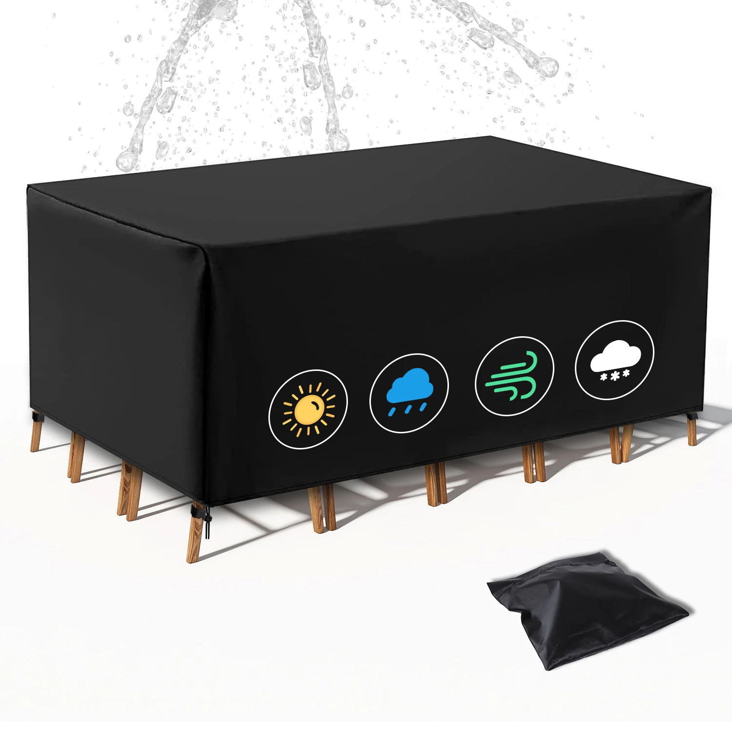 patio chair sofa dining table couch cushion cover for outdoor furniture waterproof fabric garden cover furniture