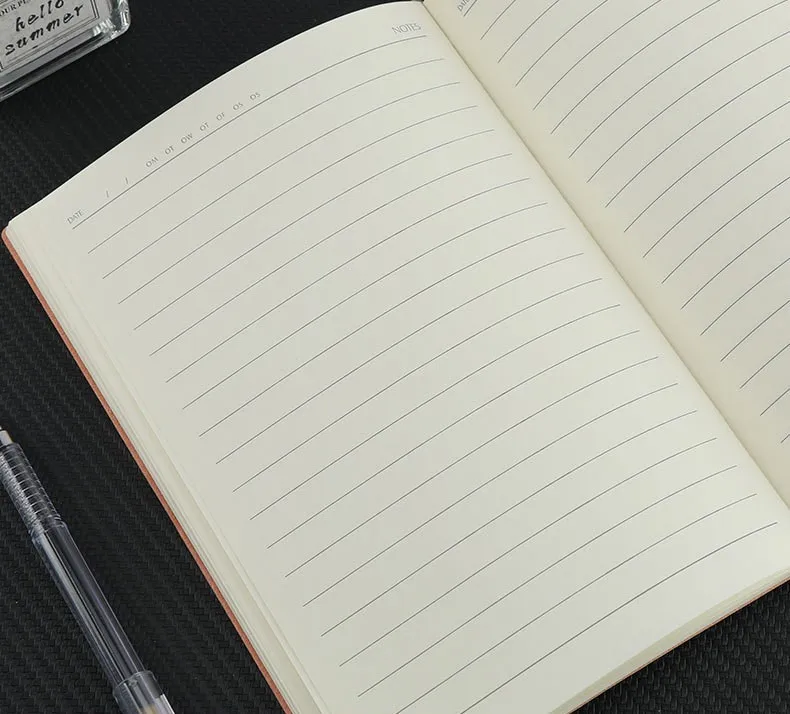 Персонализированные школьные принадлежности A5 Libretas Planner дневник из искусственной кожи Обложка тетрадь с резинкой