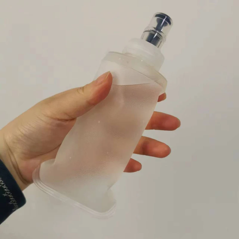 150 ml Flexible Water bottle Hydration TPU Hand Held Mini Soft flask running bottle