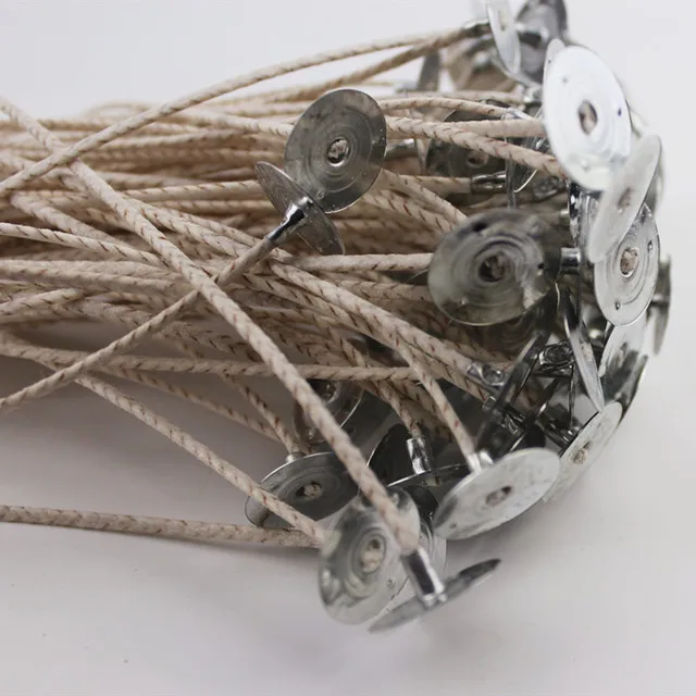 Soy Wax Candle Wick,Cotton & Paper Interwoven core for Candle Making,Candle DIY