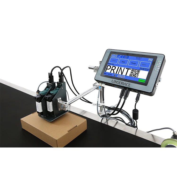 Variable data logo production date tij industrial inkjet coding printer for perfume bottle Applicable Industries