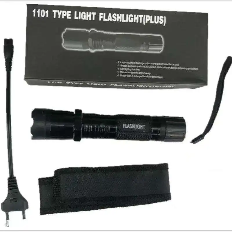 1000 Lumens IP68 Waterproof Tactical Led Flashlights Torches Stun Gun Self Defense