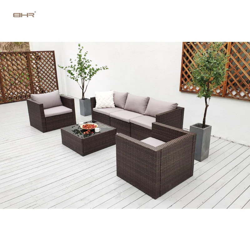 Garden Patio Villa Hotel Conversation Sofa Set Out Door Furniture Garden Rattan New Design Cheaper Fashion Outdoor Furniture
