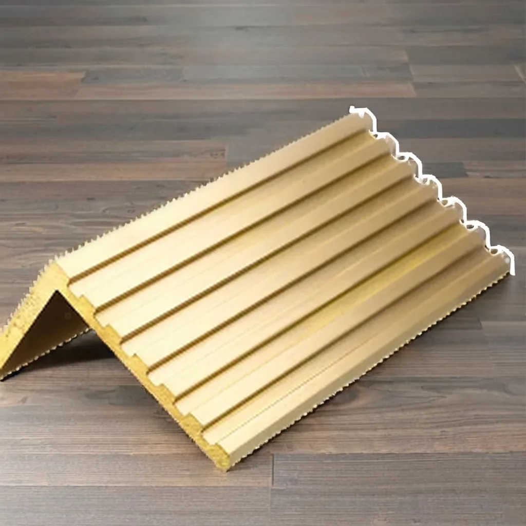 High Quality Anti-Slip Gold Brass Stair Tread Inserts Grooved Edge Step Nose in Stainless Steel Aluminum Rubber Metal