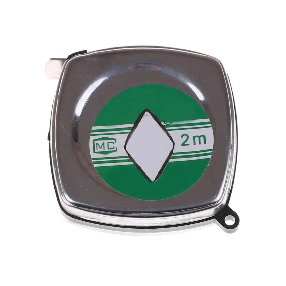 Ruler Tape Measure 2 Meters Retractable Ruler Tape Portable Mini Metal Pull