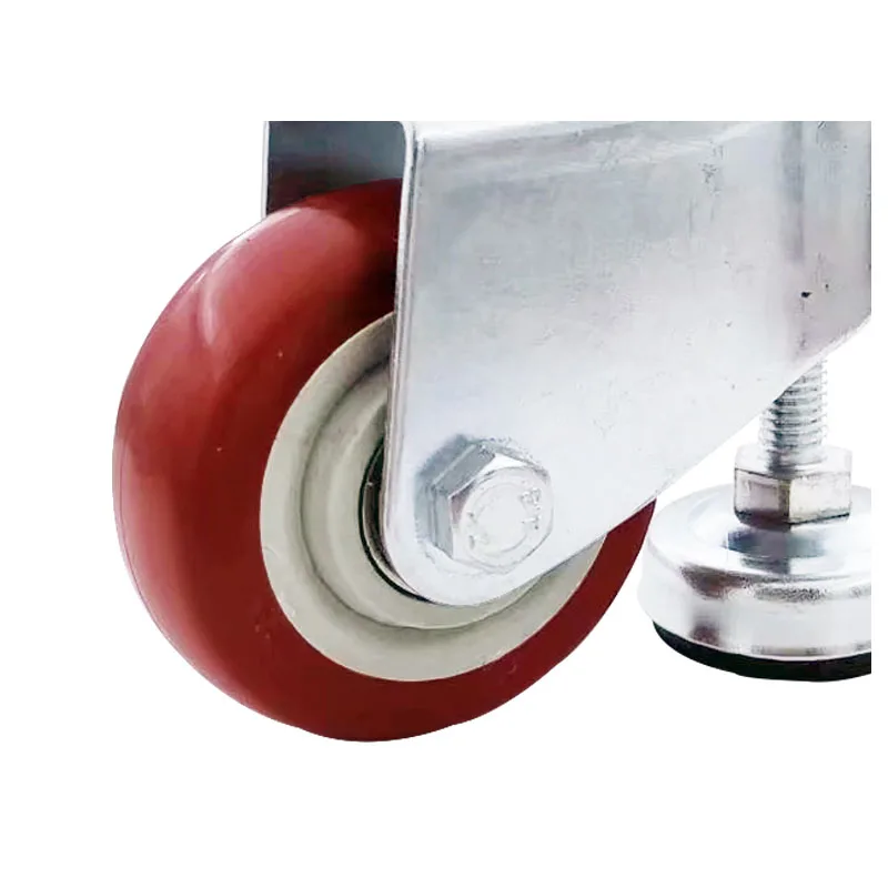 
2020 Hot sale 2inch 3inch 4inch industrial adjustable wheels leveling casters swivel casters for mechanical equipment 