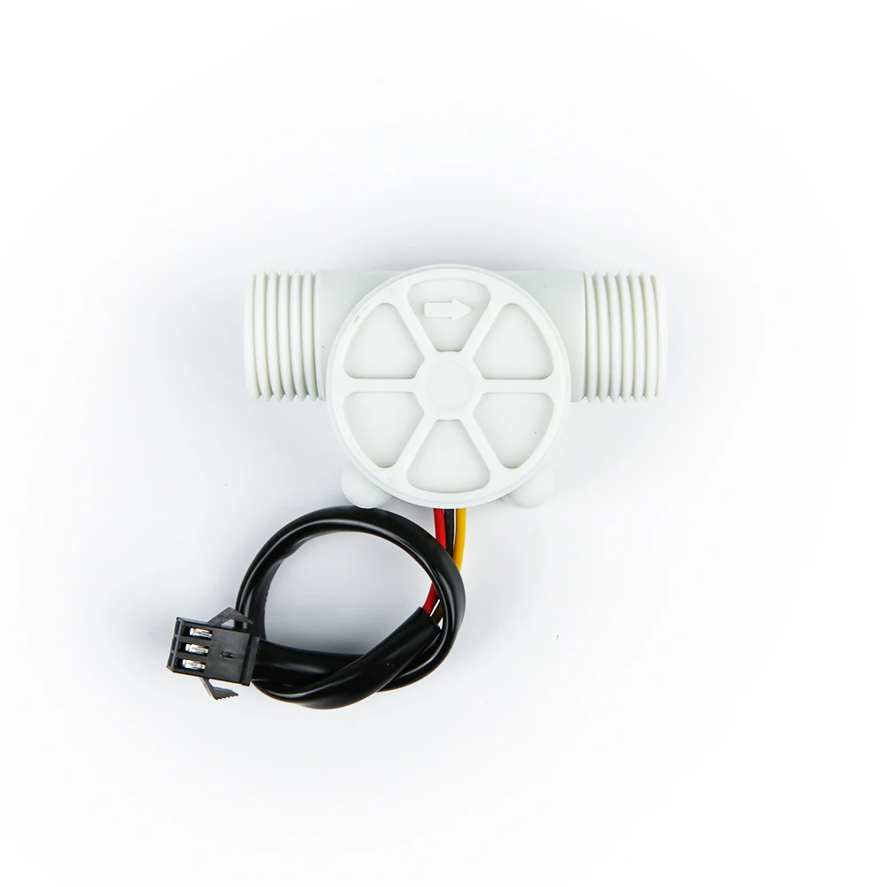 Water Flow Sensor DC 5-18V Flowmeter Hall Flow Sensor Water Control Liquid Flow Sensor Switch 1-30L/min 2.0MPa YF-S201