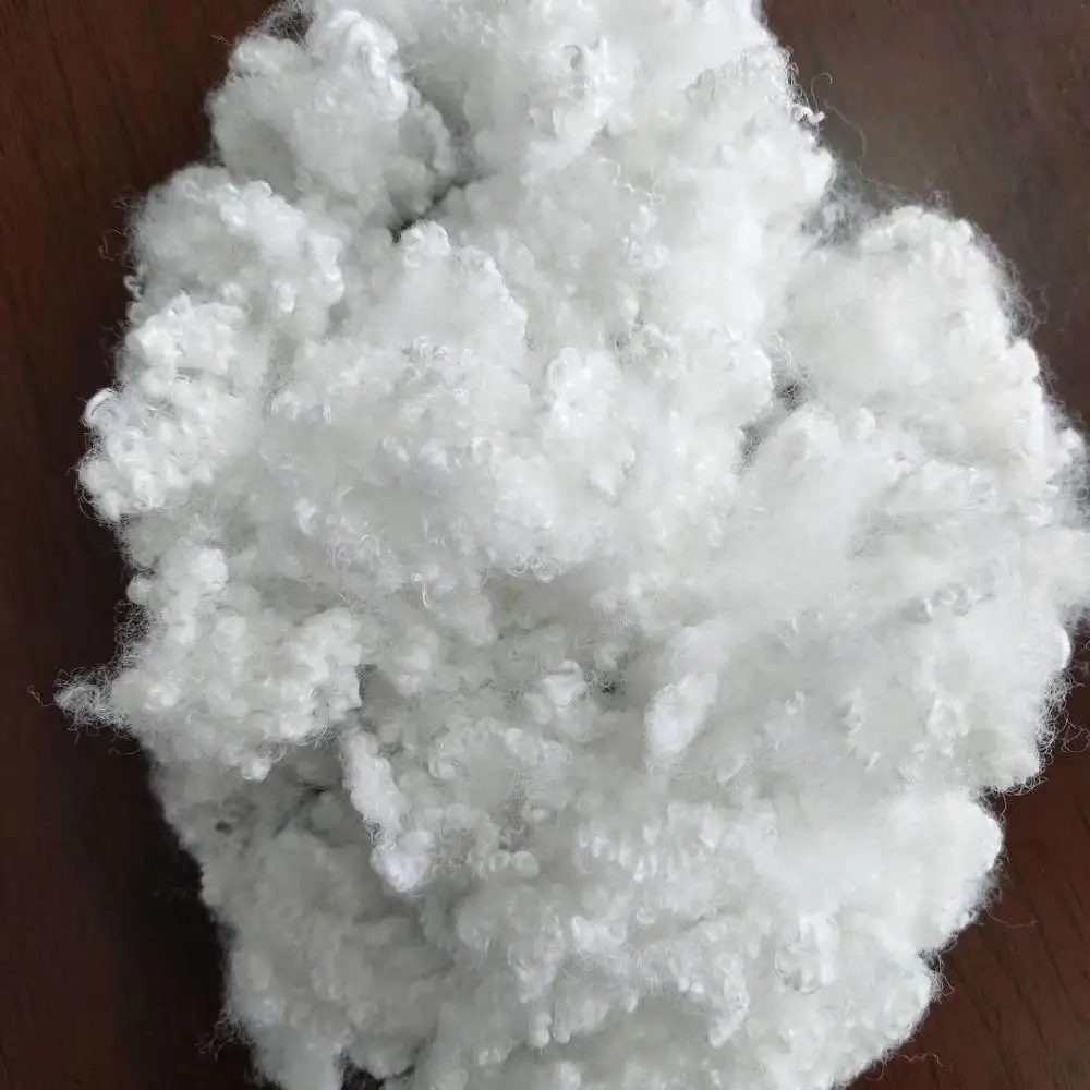 7D*64MM Virgin Quality hollow silicon Polyester Staple Fiber Silicon for Filling Purpose