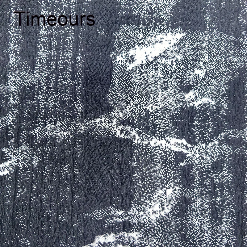 Fancy Design POLYESTER RAYON SPANDEX Yarn Dyed woven fabric Yarn-dyed large bubble smudge design Garment Fabric