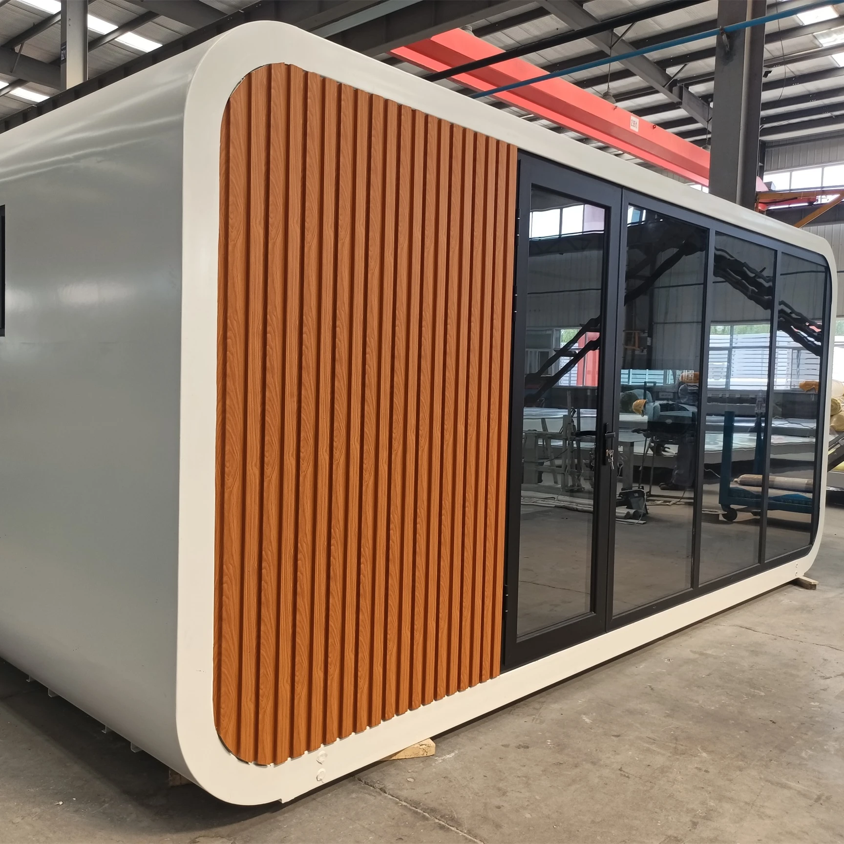 Economic Movable Prefab Prefabricated Capsule Hotel Apple Cabin Container House