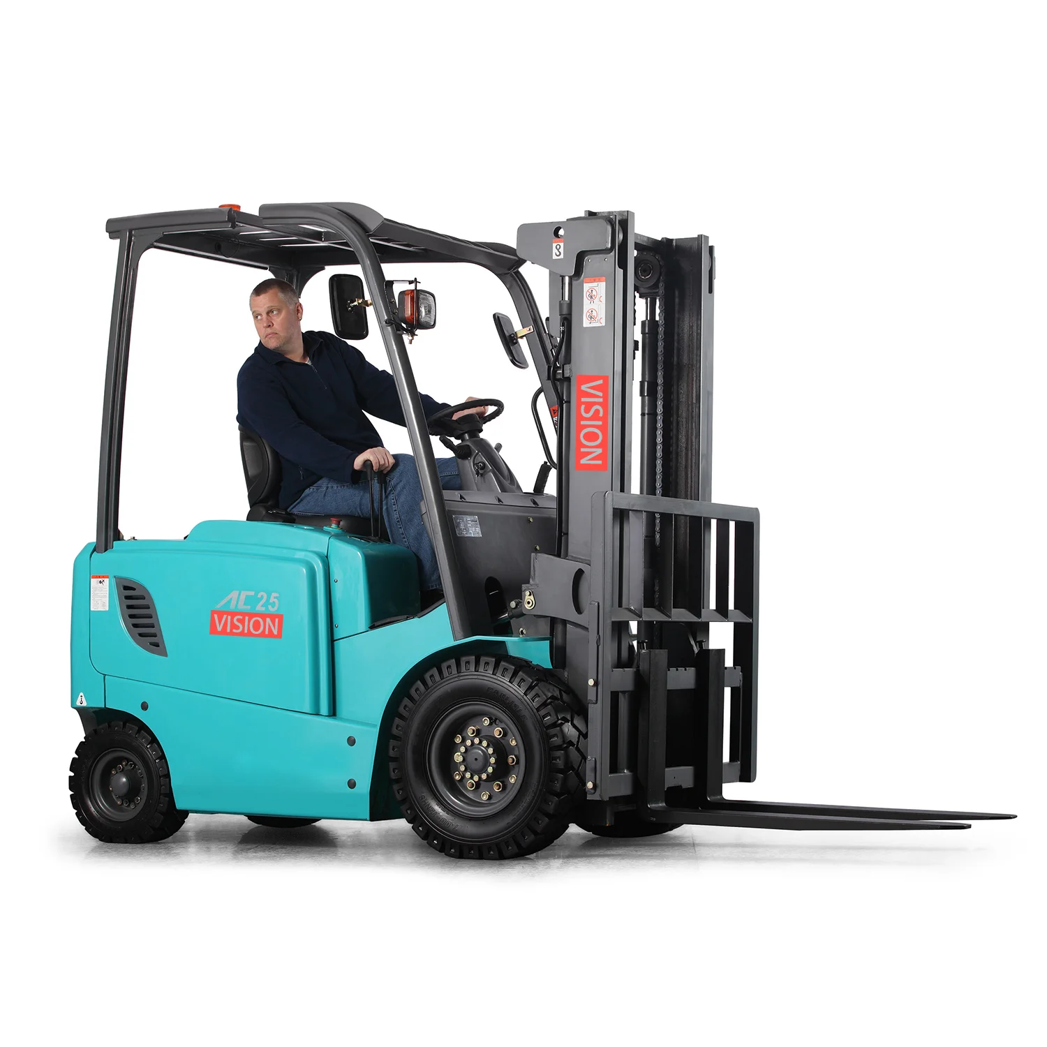 Hot Sell Battery Forklift Truck 1.5 ton 3.5 ton 3 ton 2.5 ton 2 ton Electric Forklift with high quality Controller