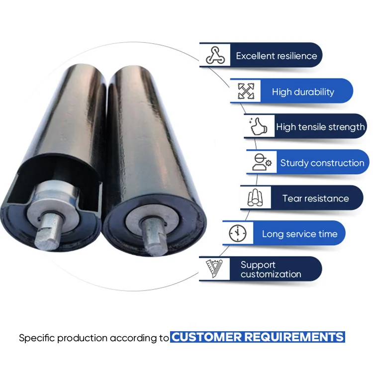 Conveyor Belt Trough Idler Rollers Set With Frame Mining Coal Heavy Duty Steel Carrying Roller Conveyor Parts Gravity Conveyor