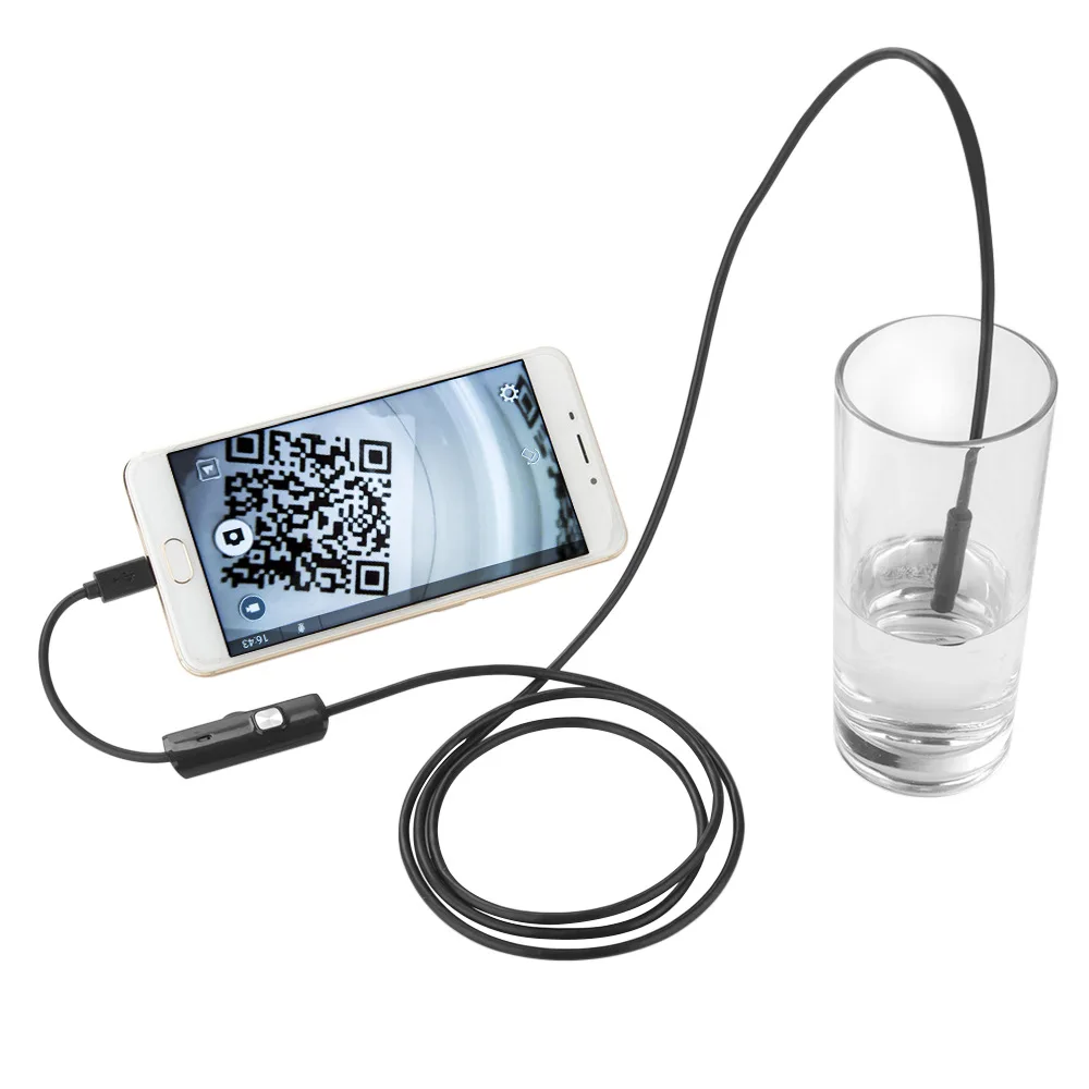 5.5/ 7/8MM Waterproof Endoscope Camera 3 In 1 USB/Micro USB/Type-C Borescope Inspection Camera  for Smartphone