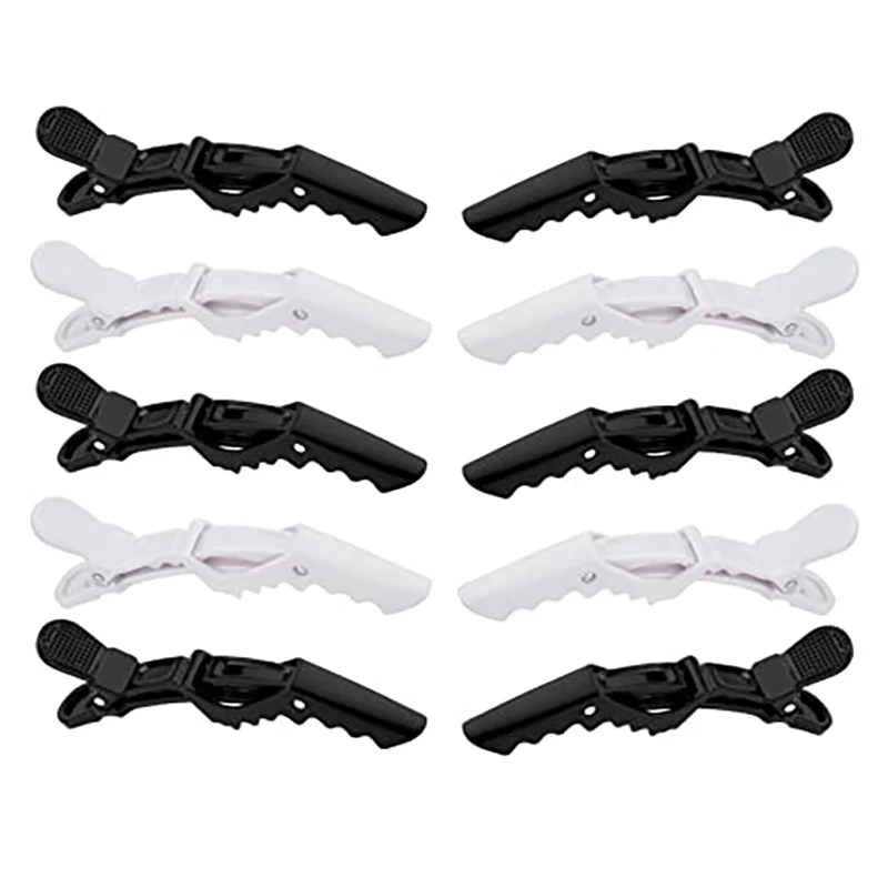 Hot-selling Factory Price Plastic Gator Clip Salon Hair Styling Tools Crocodile Hair Clips Professional Alligator Clips For Hair