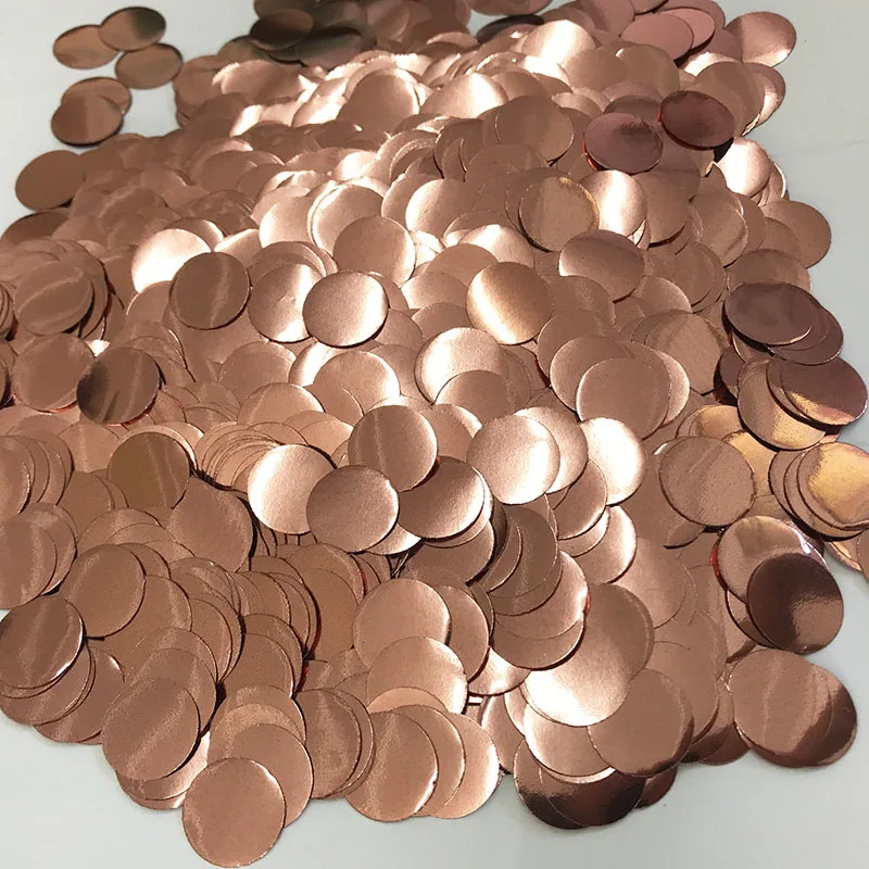 
Birthday decorations Confetti pop Rose Gold and Pink 