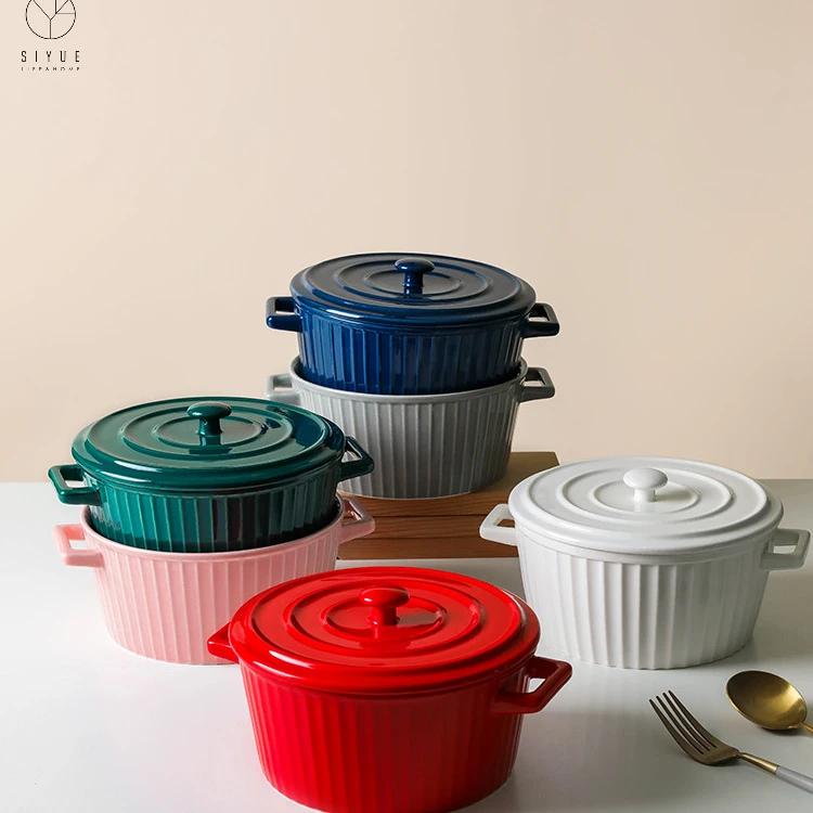 Миска для лапши быстрого приготовления в японском стиле посуда керамические миски супа с крышкой 1228