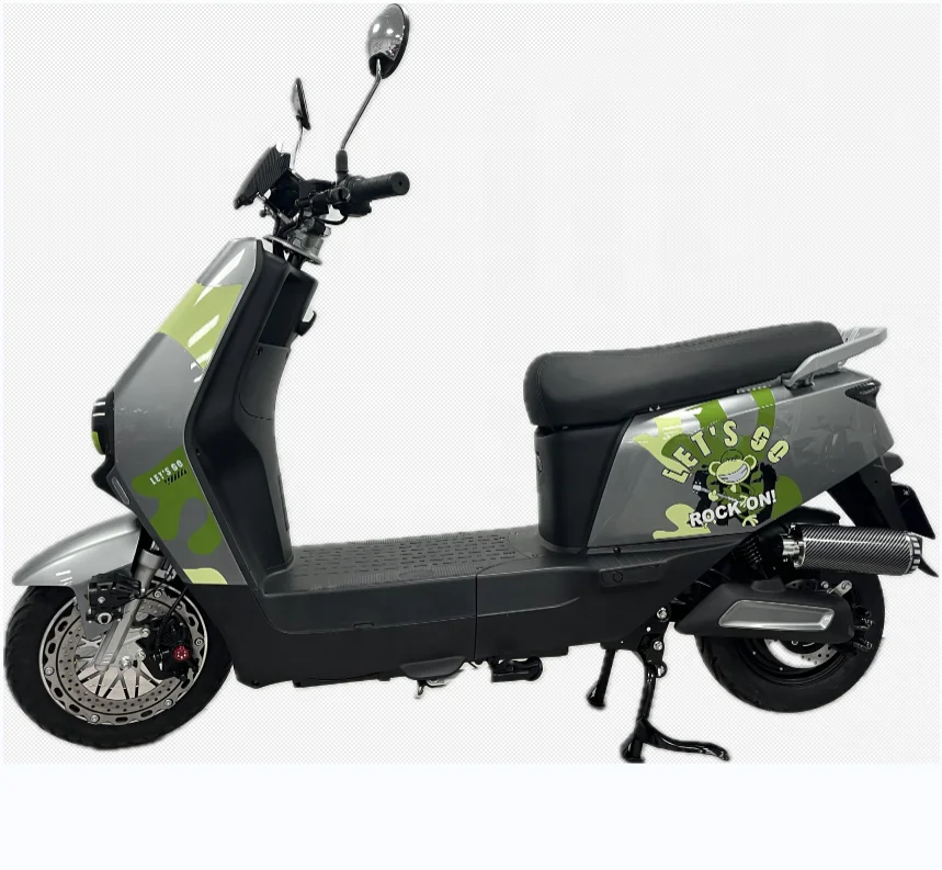 Cool lighting popular big pedal electric motor/motorcycle/scooter2000W high speed 65km/h for delivery moped e-motor for adult