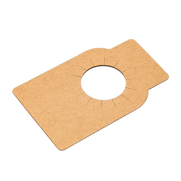 Custom printed kraft wine bottle neck label tags cellar rack hang tags