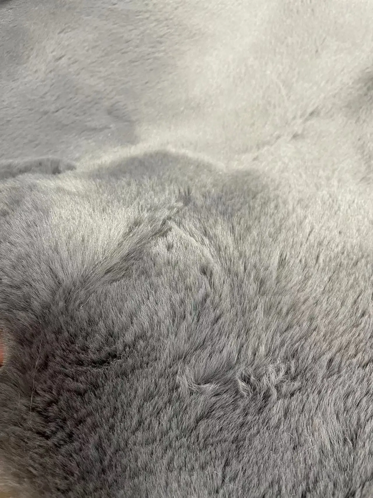 Faux Rabbit Fur Fabric For non slip felt anti slip backing for carpets fabric